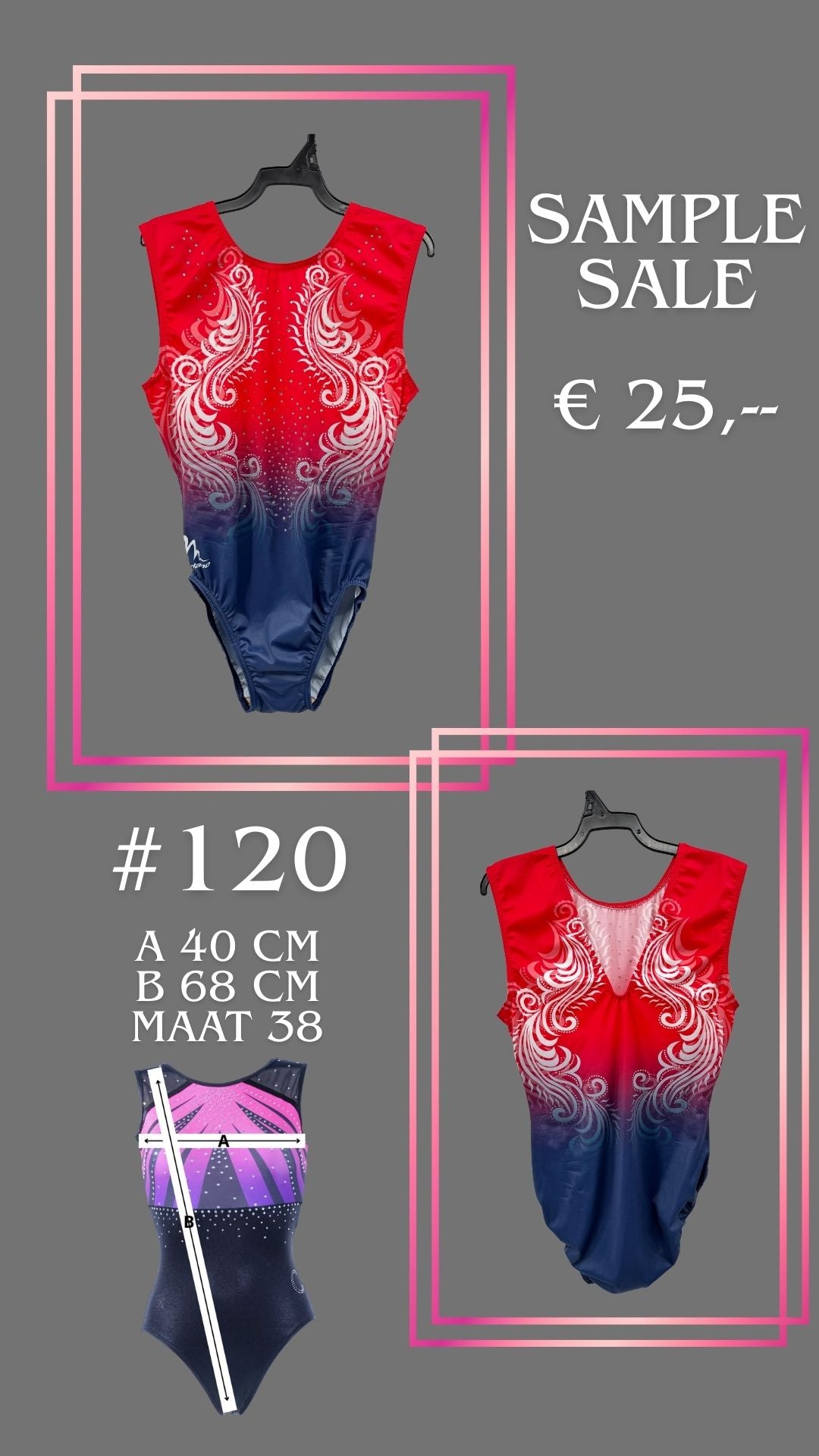 Milano SAMPLE 120 maat 38