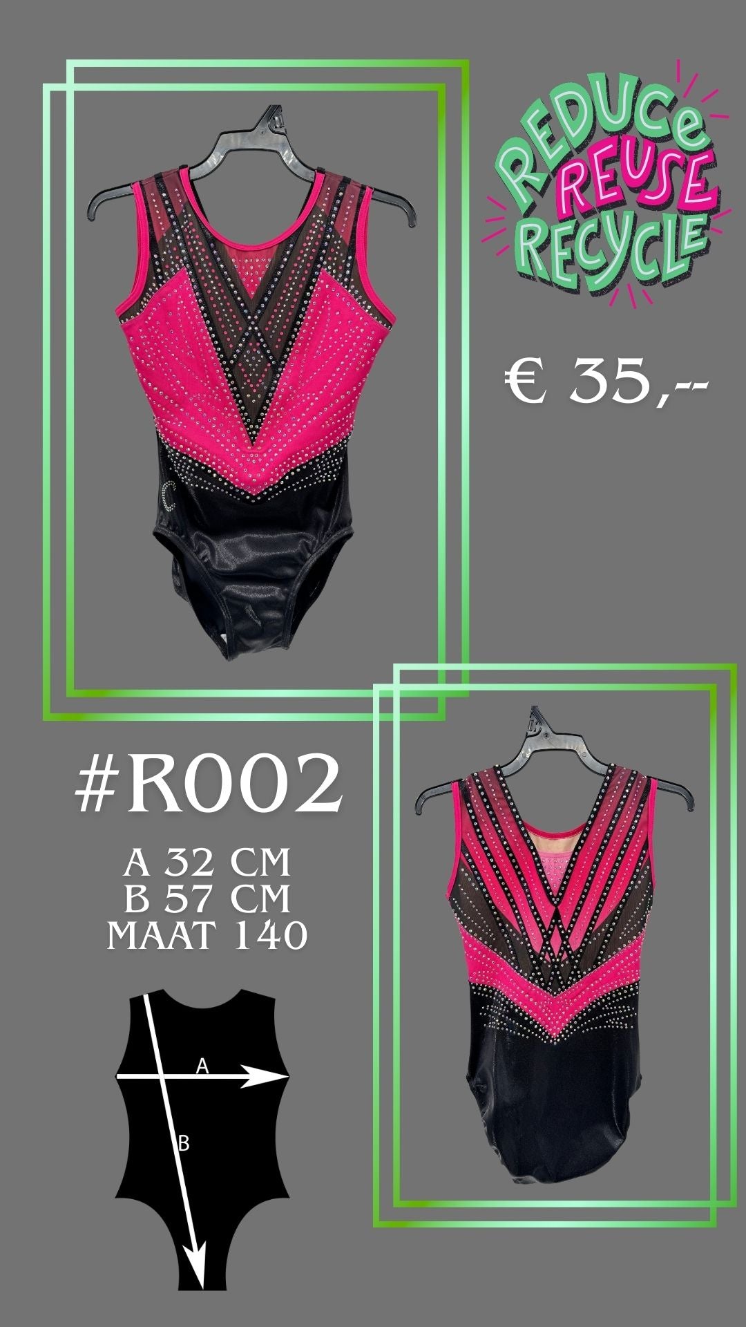 Second Chance leotard R002 Size 140