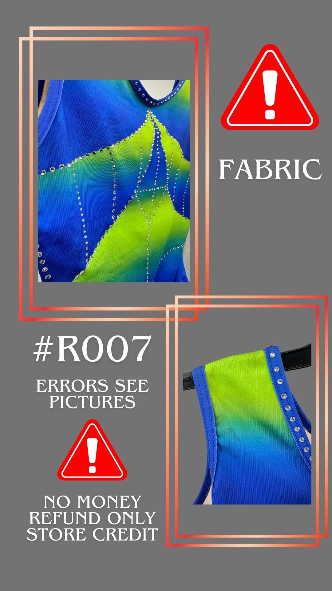 Second Chance leotard R007 Size 164/36