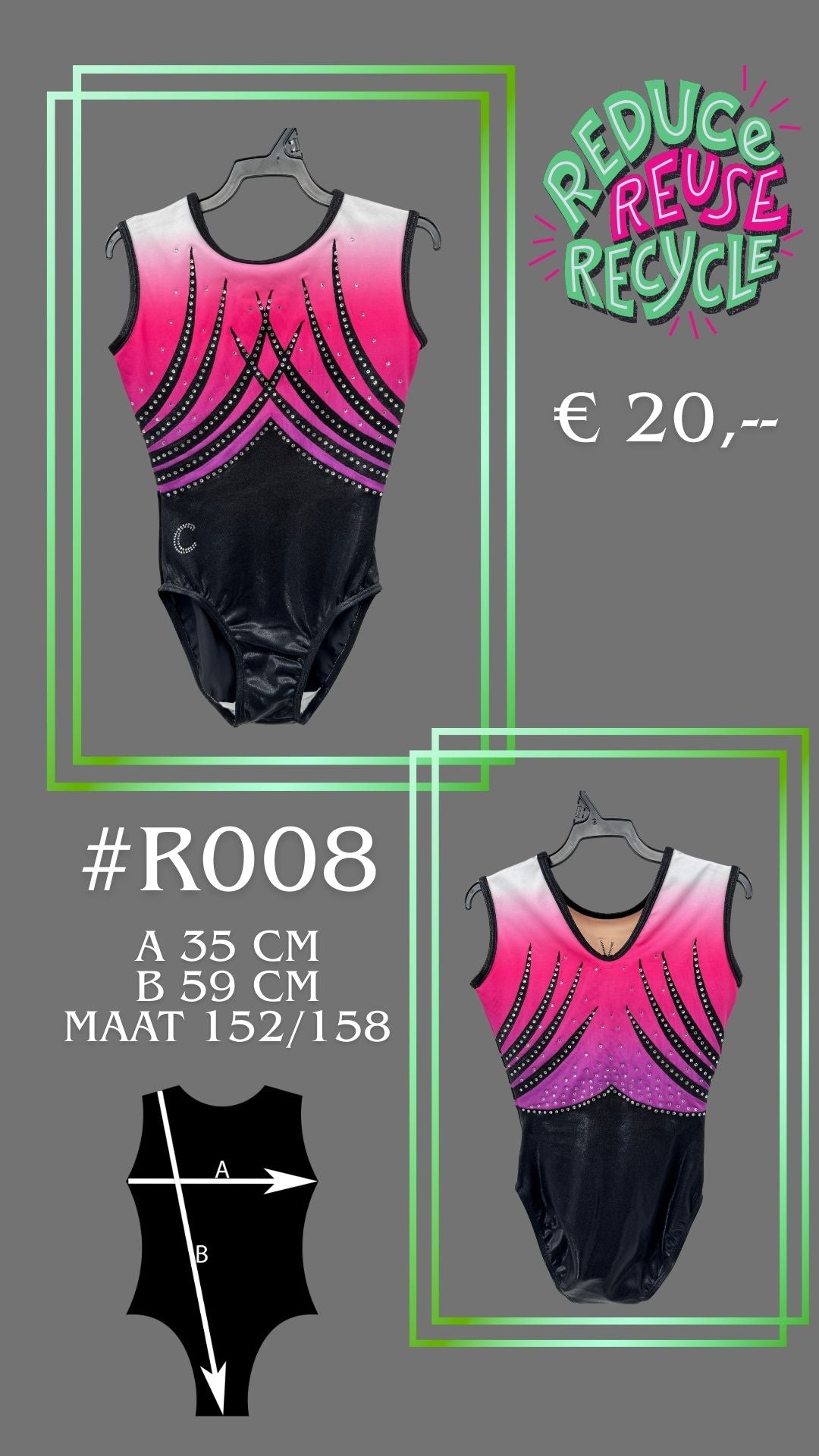 Second Chance leotard R008 Size 152/158