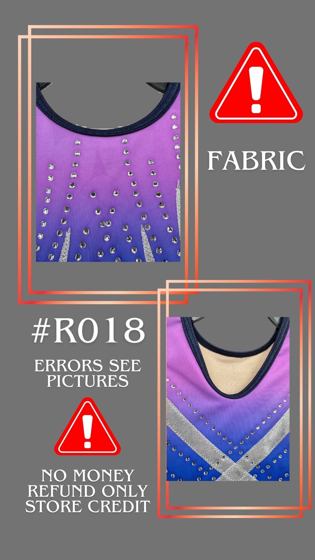 Second Chance leotard R018 Size 104/110
