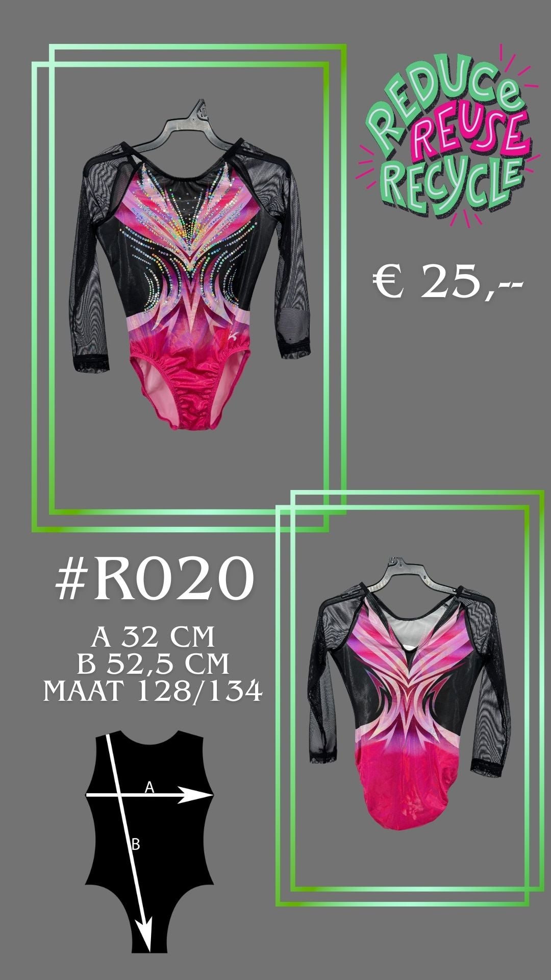 Second Chance leotard R020 Size 128/134