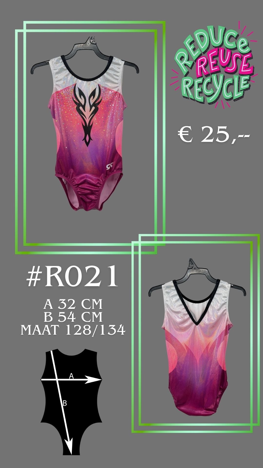 Second Chance leotard R021 Size 128/134