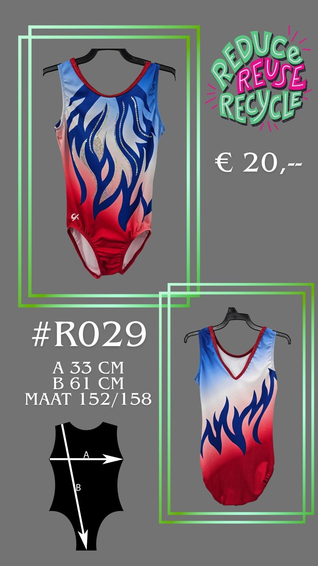 Maillots de Segunda Mano R029 talla 152/158
