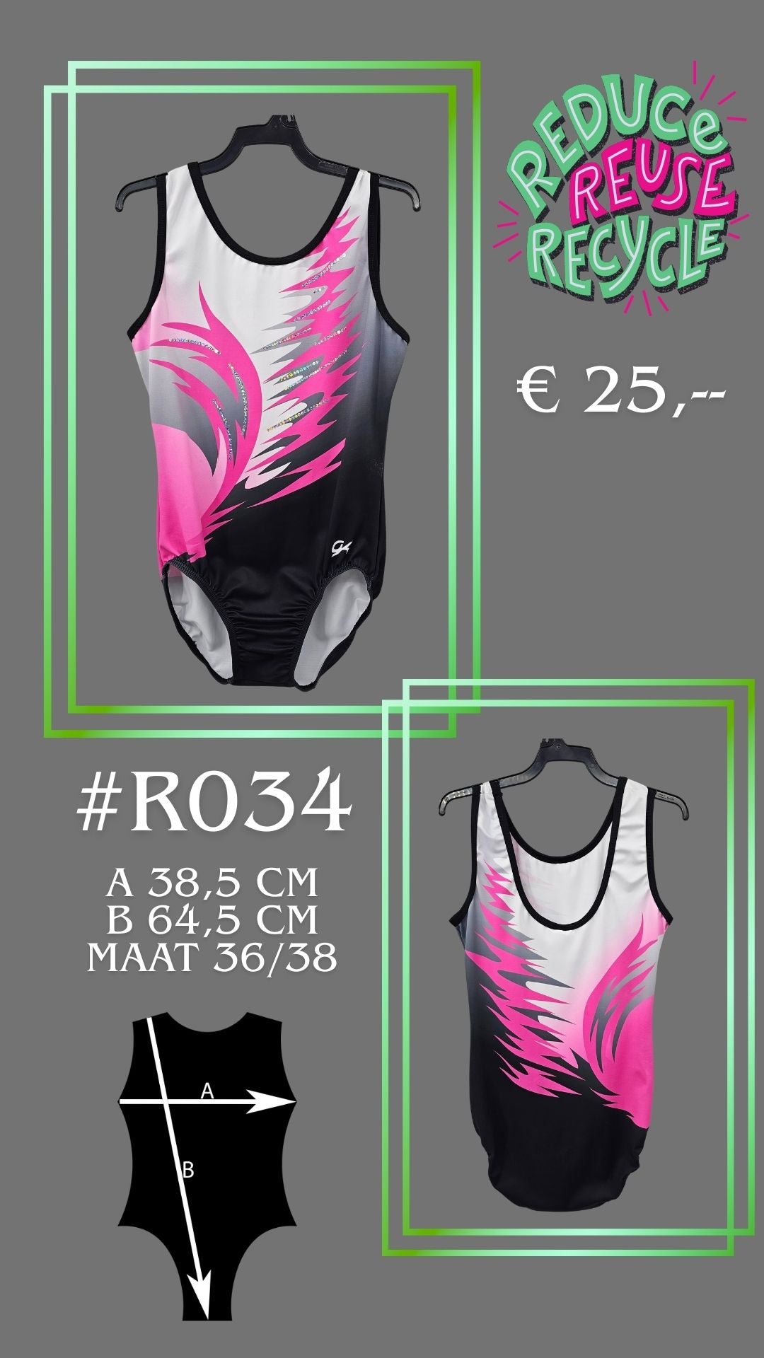 Occasion Justaucorps R034 taille 36/38