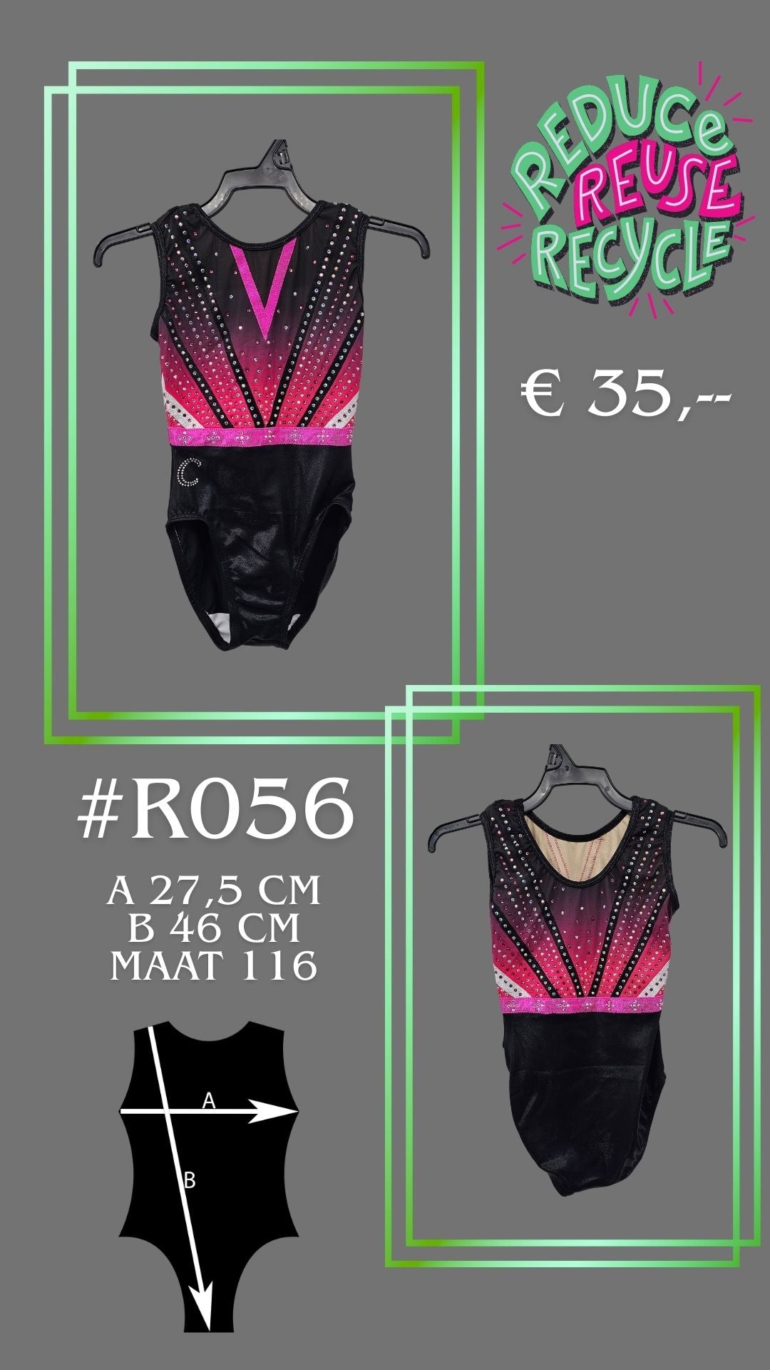 Occasion Justaucorps R042 taille 140/146