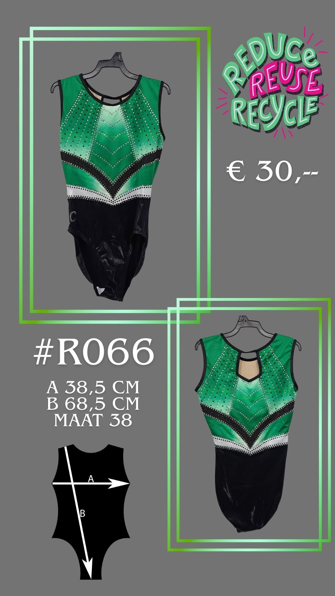 Second Chance leotard R066 Size 38