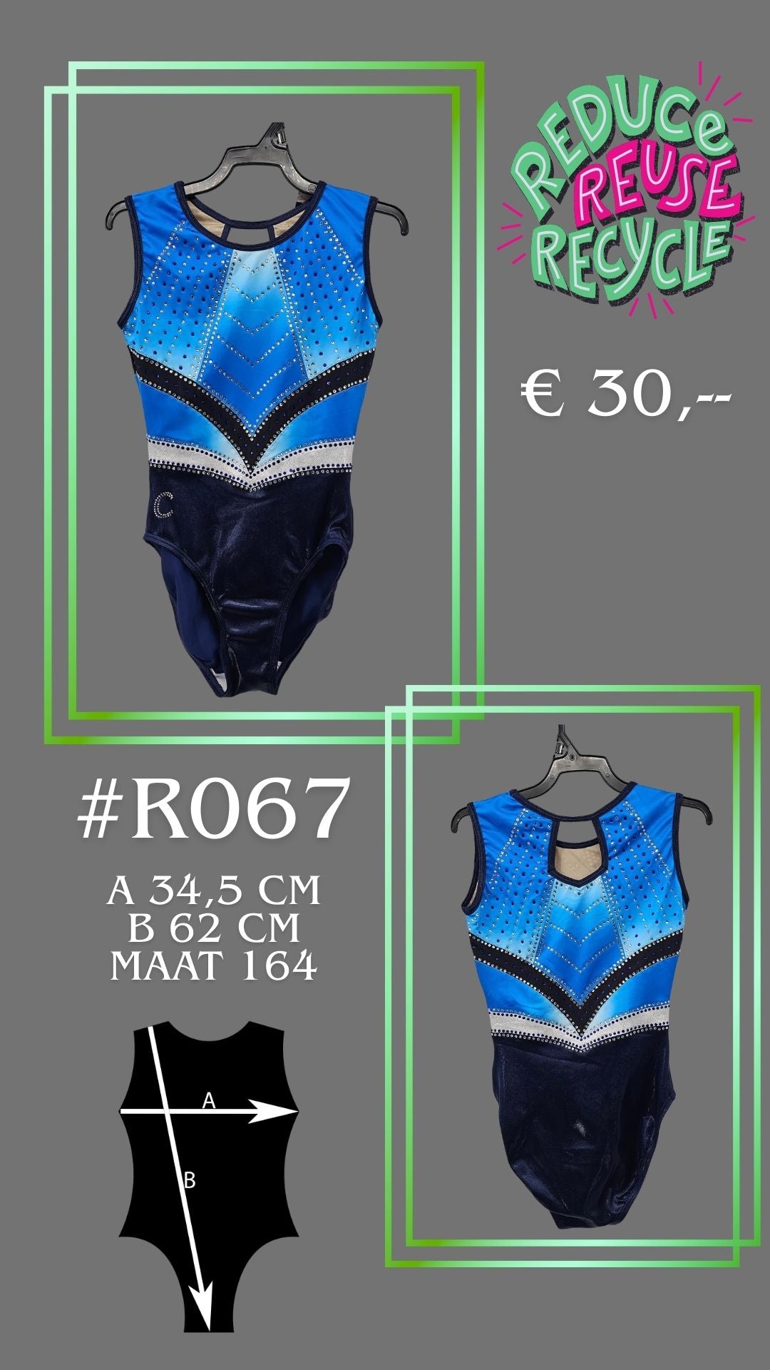 Second Chance leotard R067 Size 164
