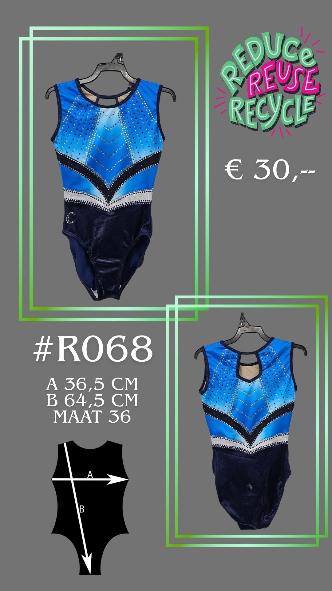 Second Chance leotard R068 Size 36