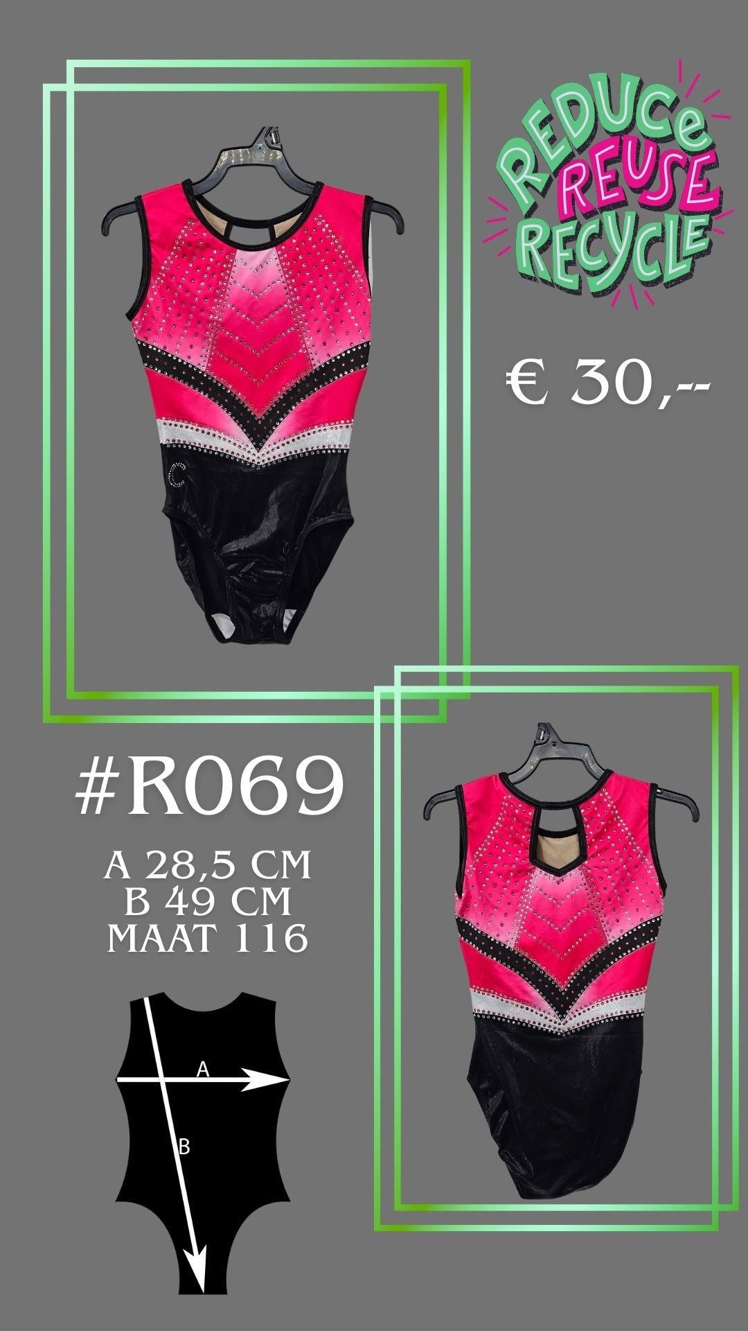 Second Chance leotard R069 Size 116