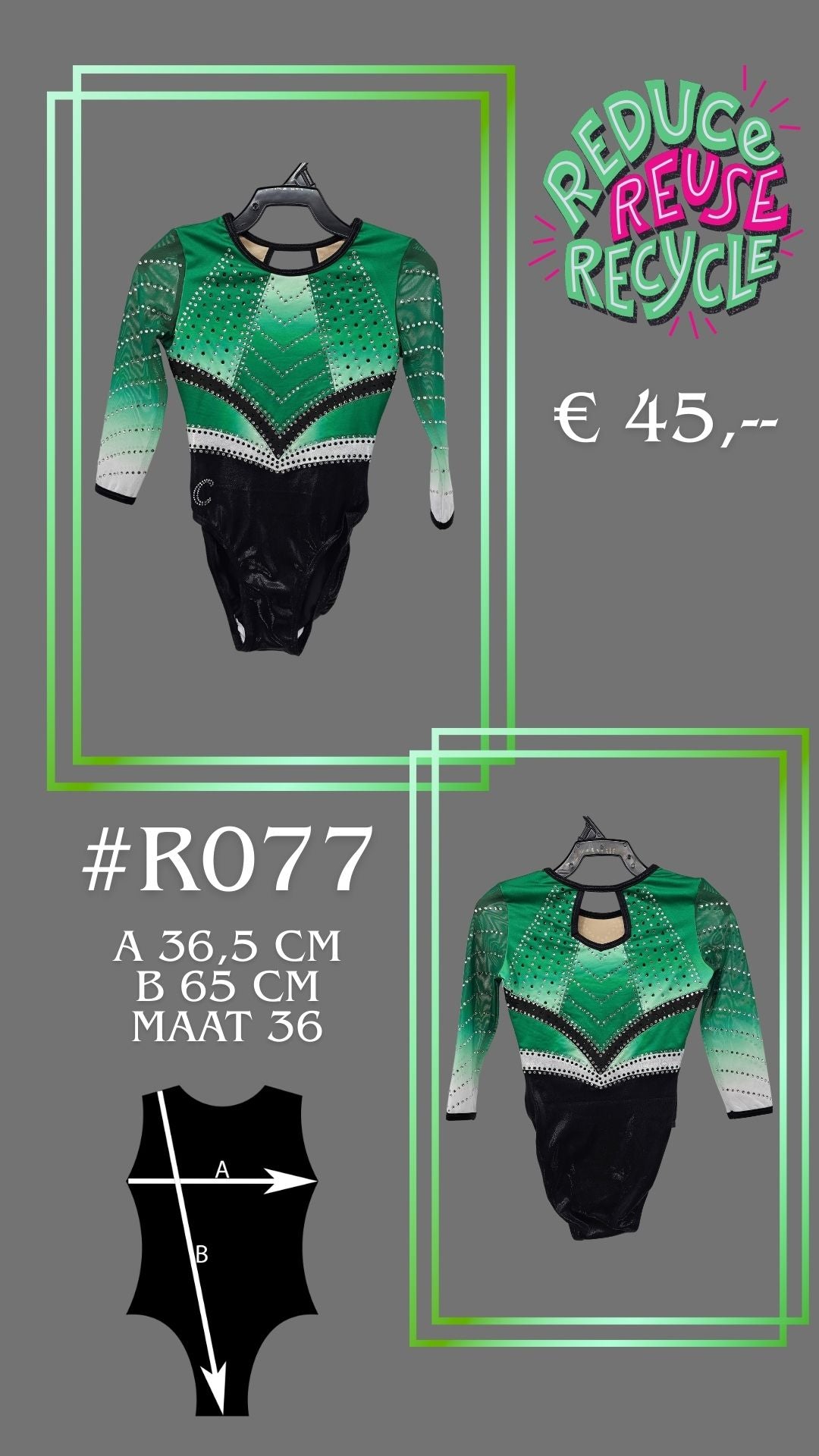 Second Chance leotard R077 Size 36