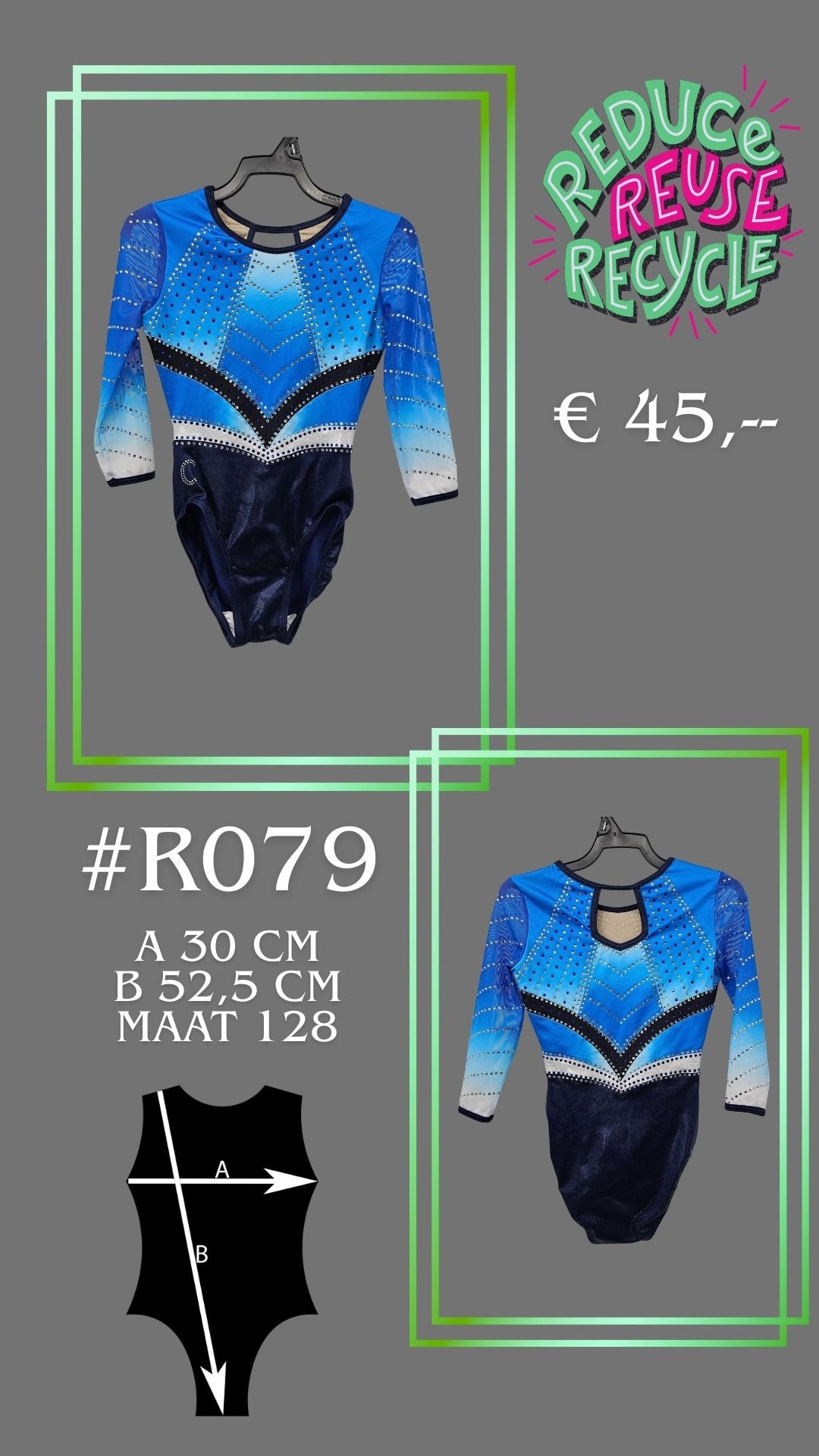 Second Chance leotard R076 Size 128