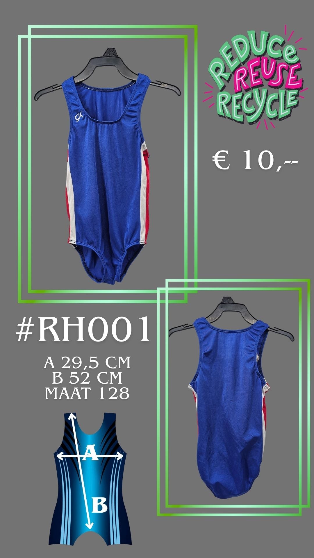 Second Chance leotard RH001 size 128