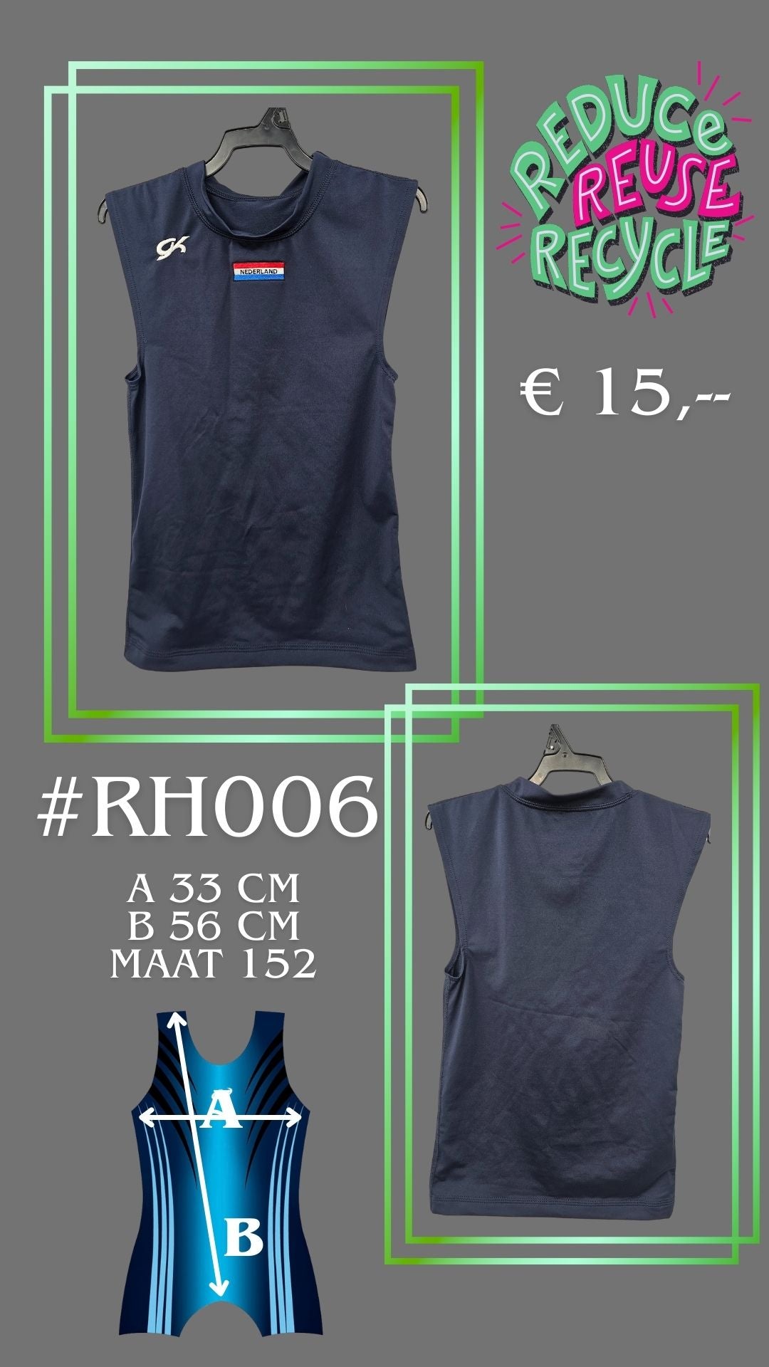 Second Chance shirt RH006 size 152
