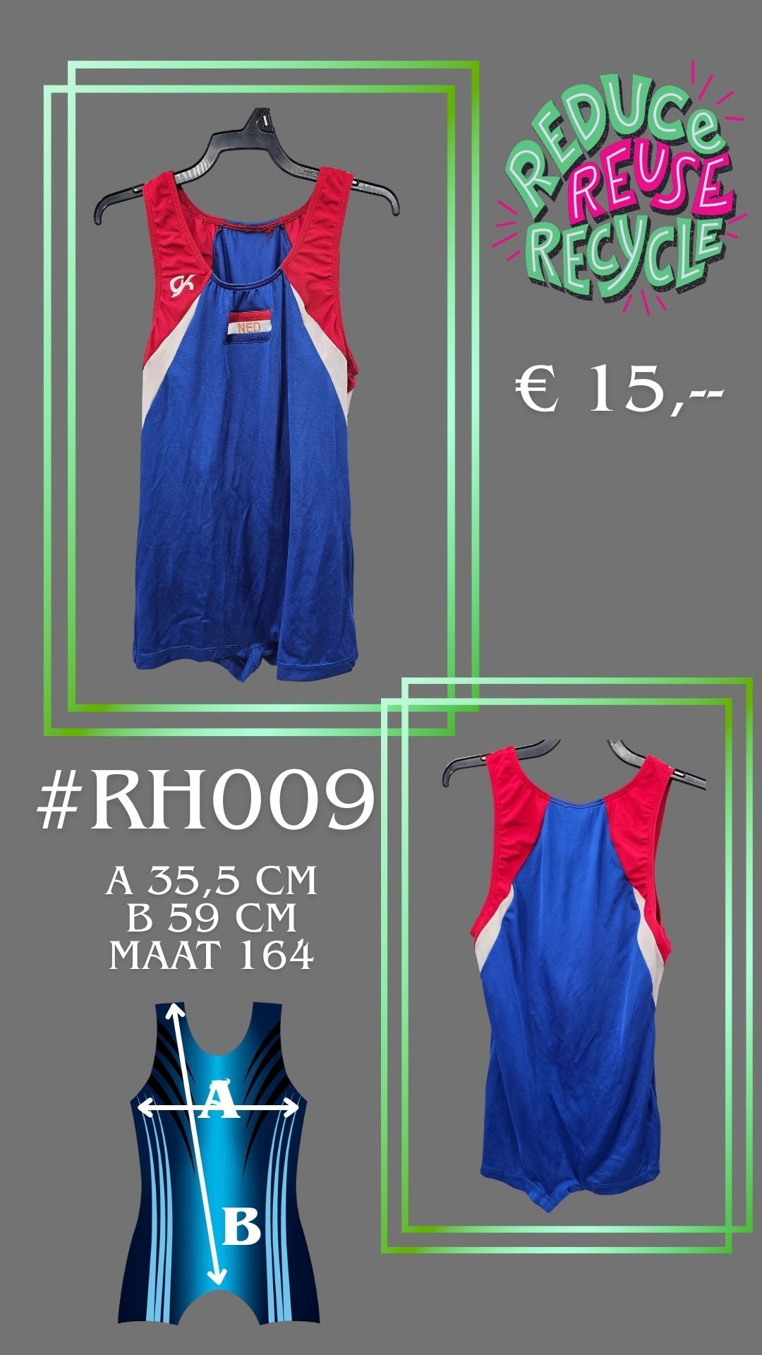 Second Chance Trikot RH009 Größe 164