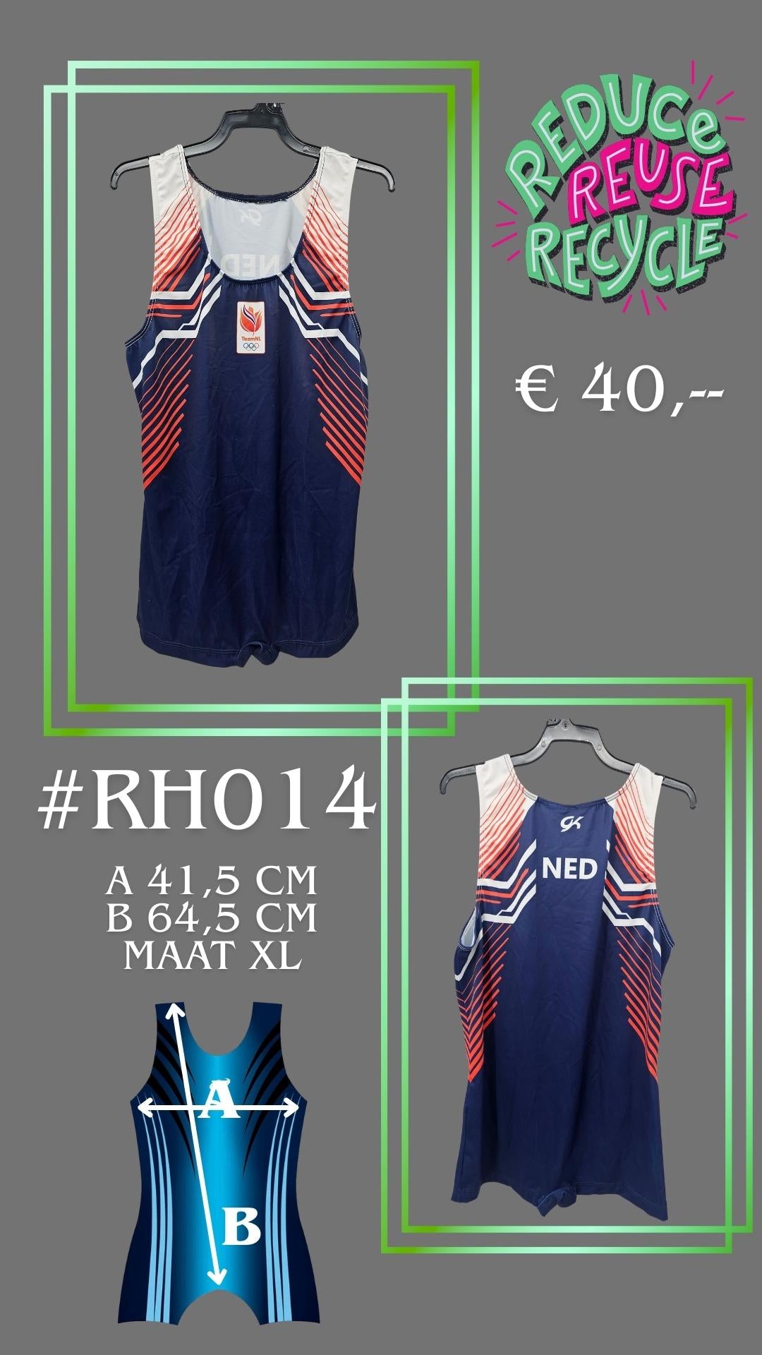 Second Chance Trikot RH014 Größe AXL