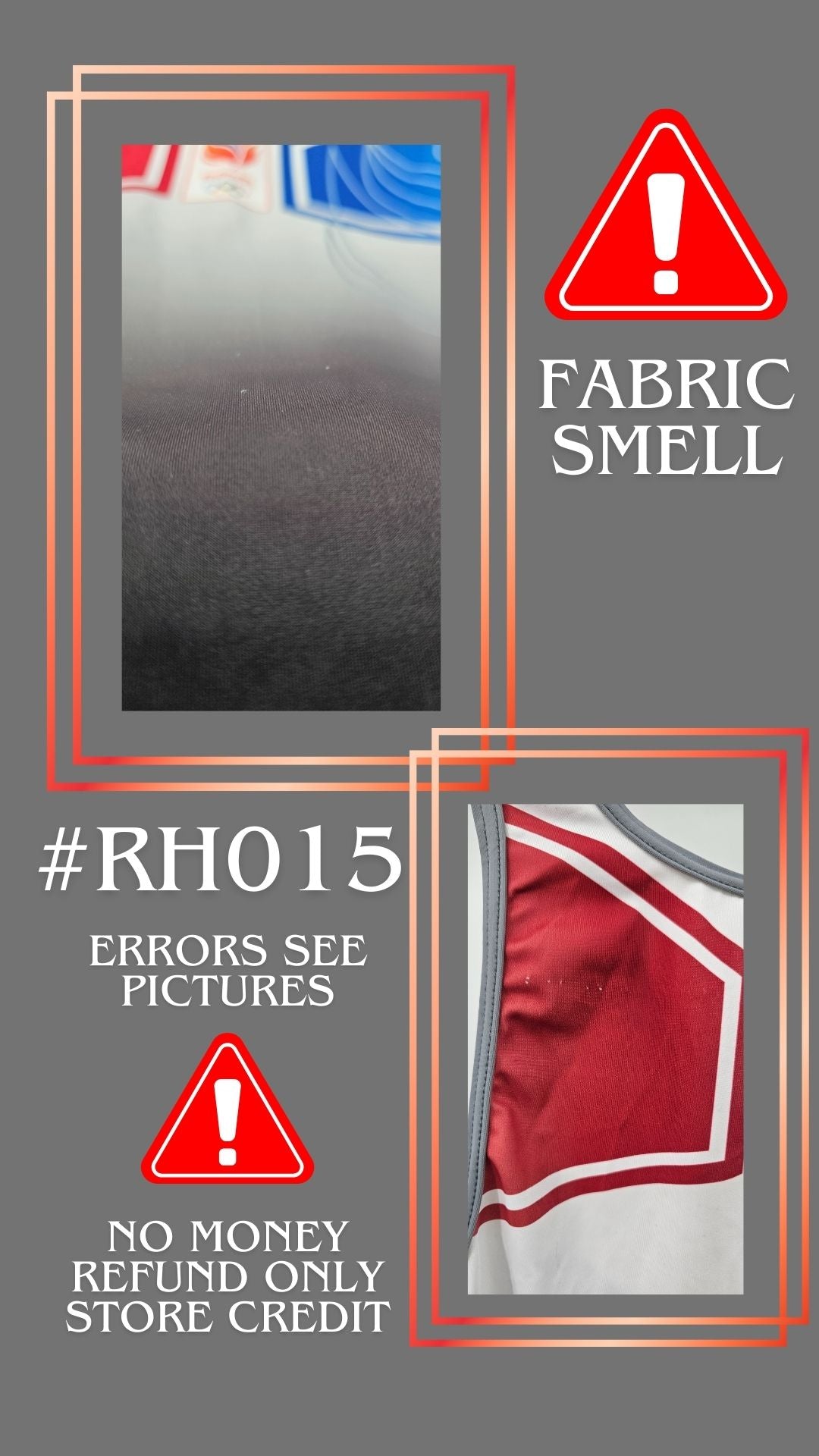 Second Chance Trikot RH015 Größe M