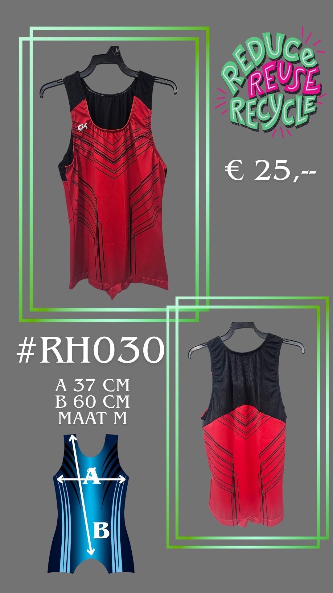 Tweede kans Turnpakje RH030 maat M