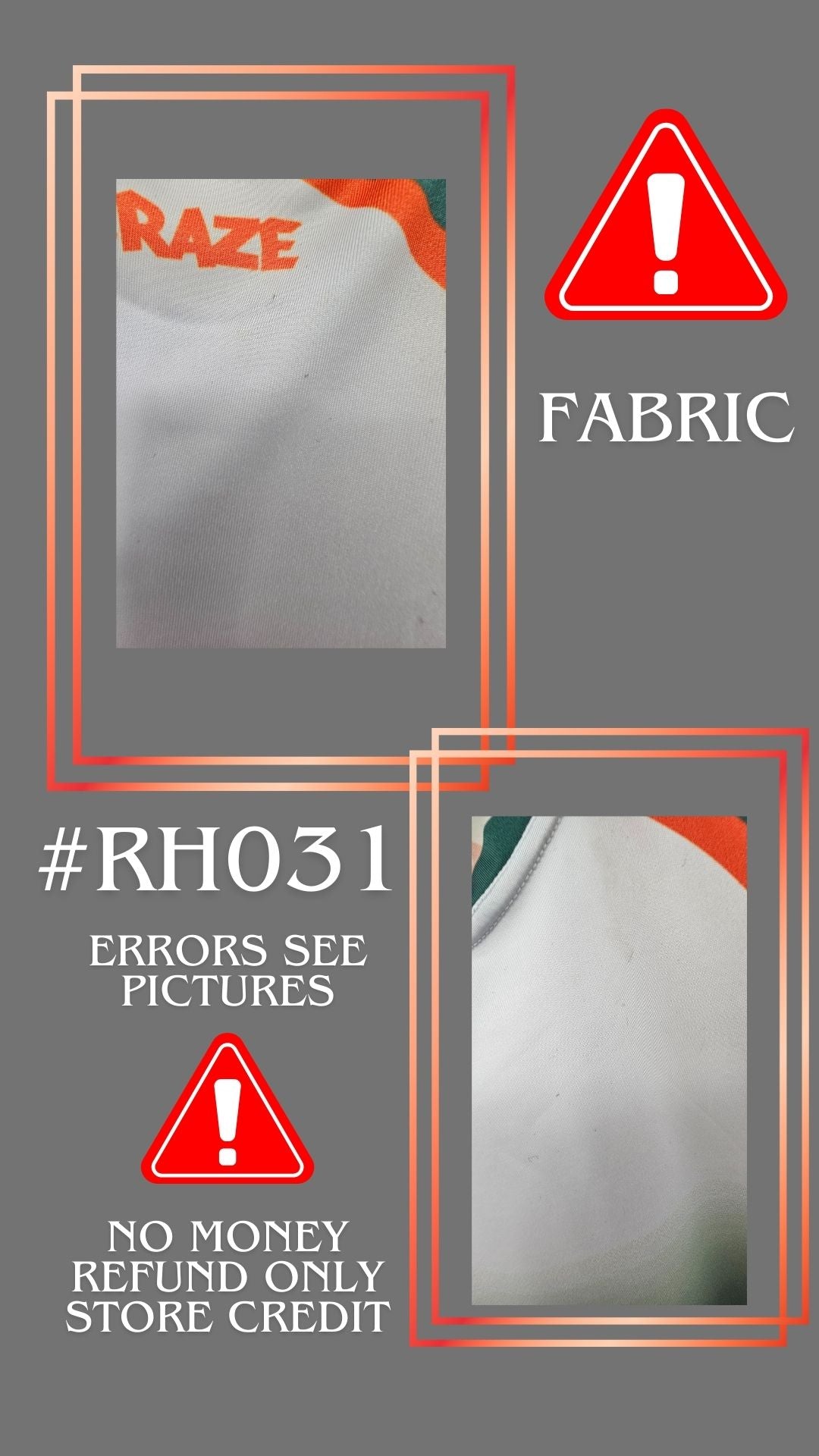 Tweede kans Turnshirt RH031 maat S