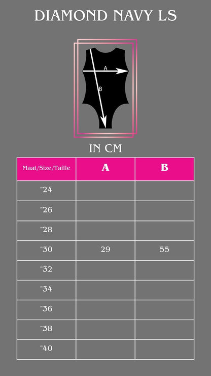 The Zone Langarm-Turnanzug DIAMOND Marine