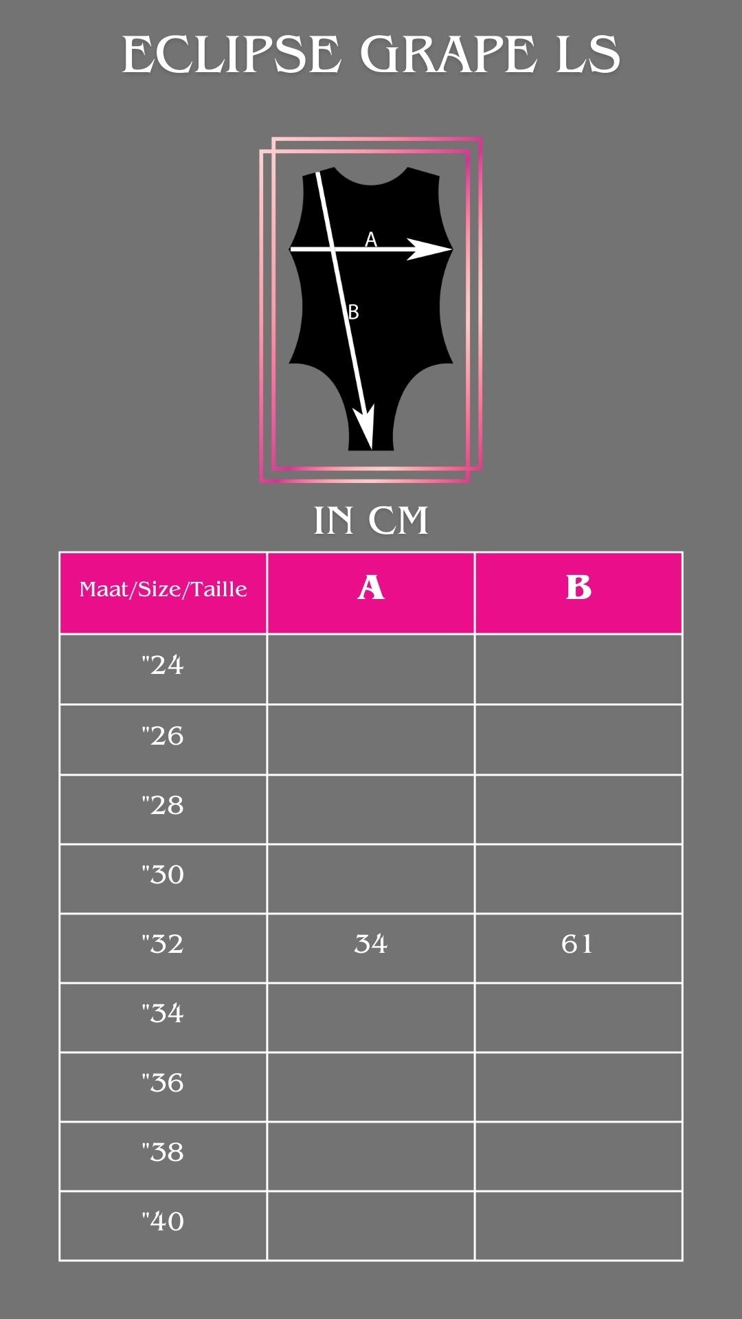 The Zone lange mouwen turnpak Eclipse Grape