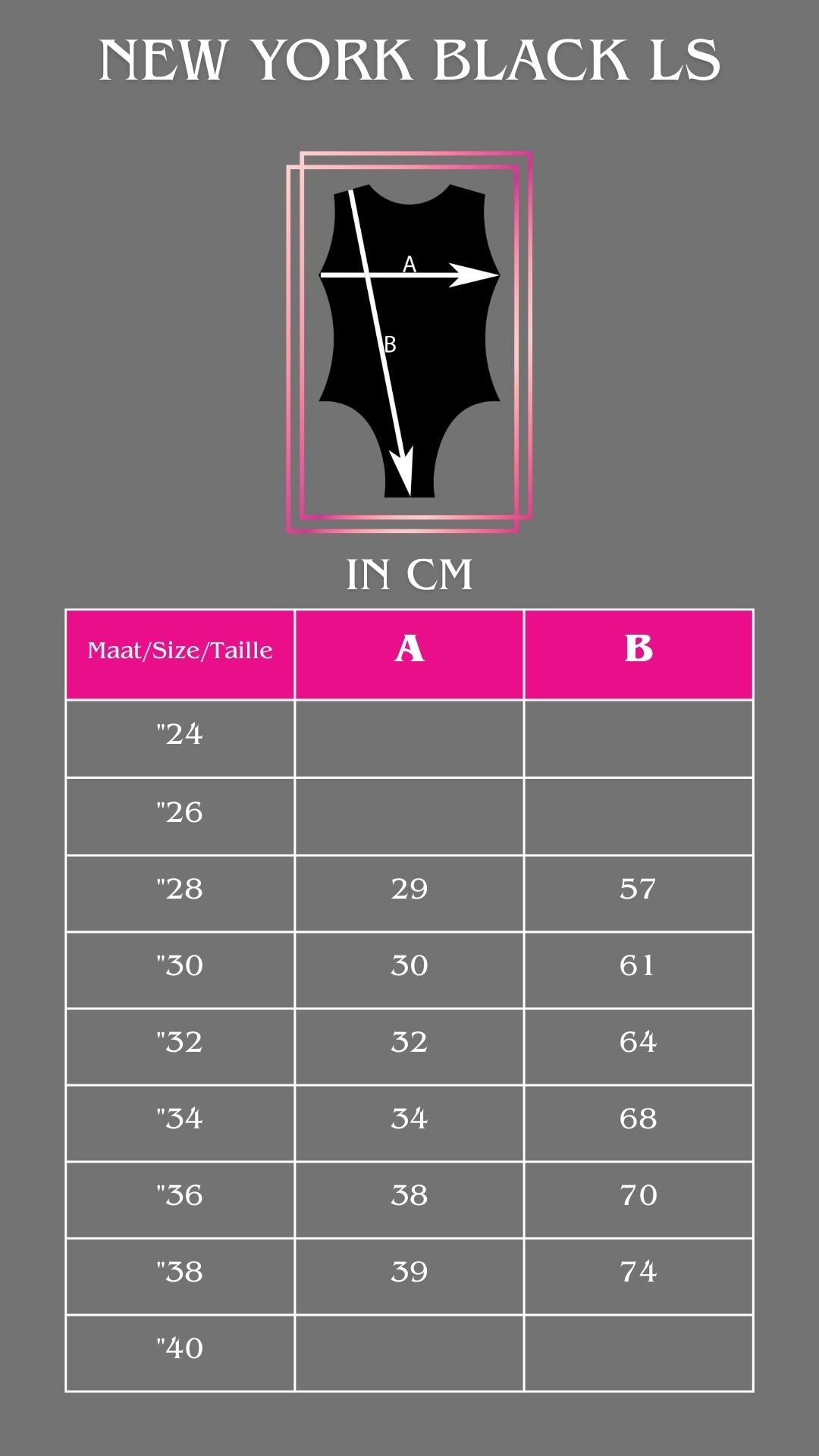 The Zone 3/4 mouwen turnpak New York zwart