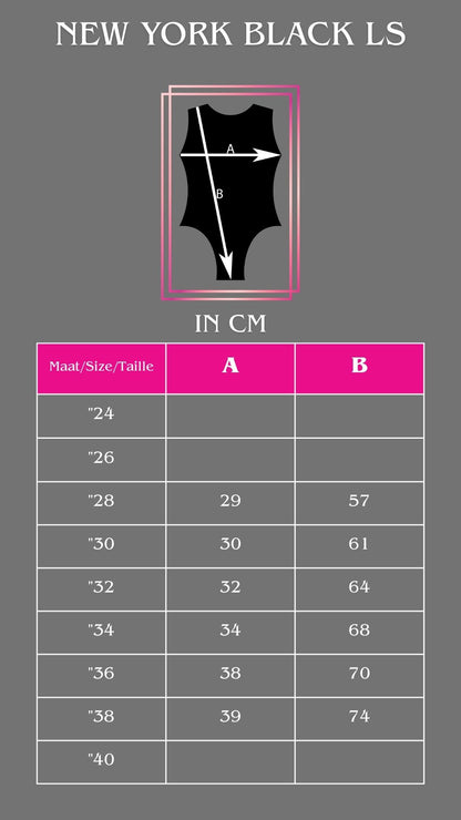 The Zone 3/4 mouwen turnpak New York zwart