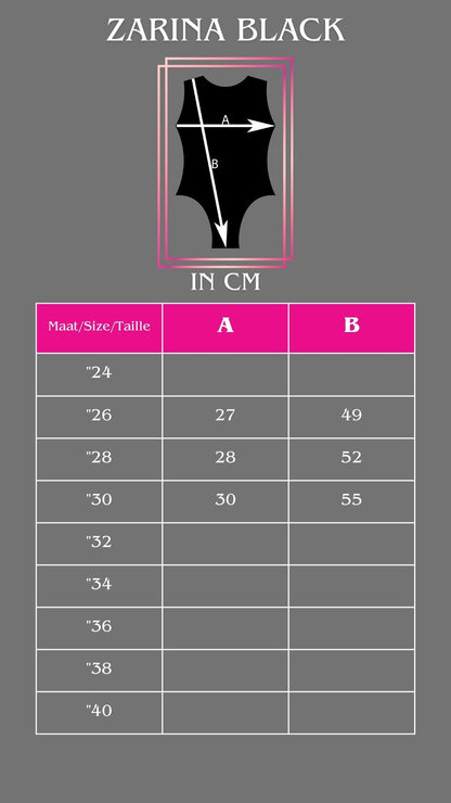 Milano mouwloos turnpakje Zarina zwart