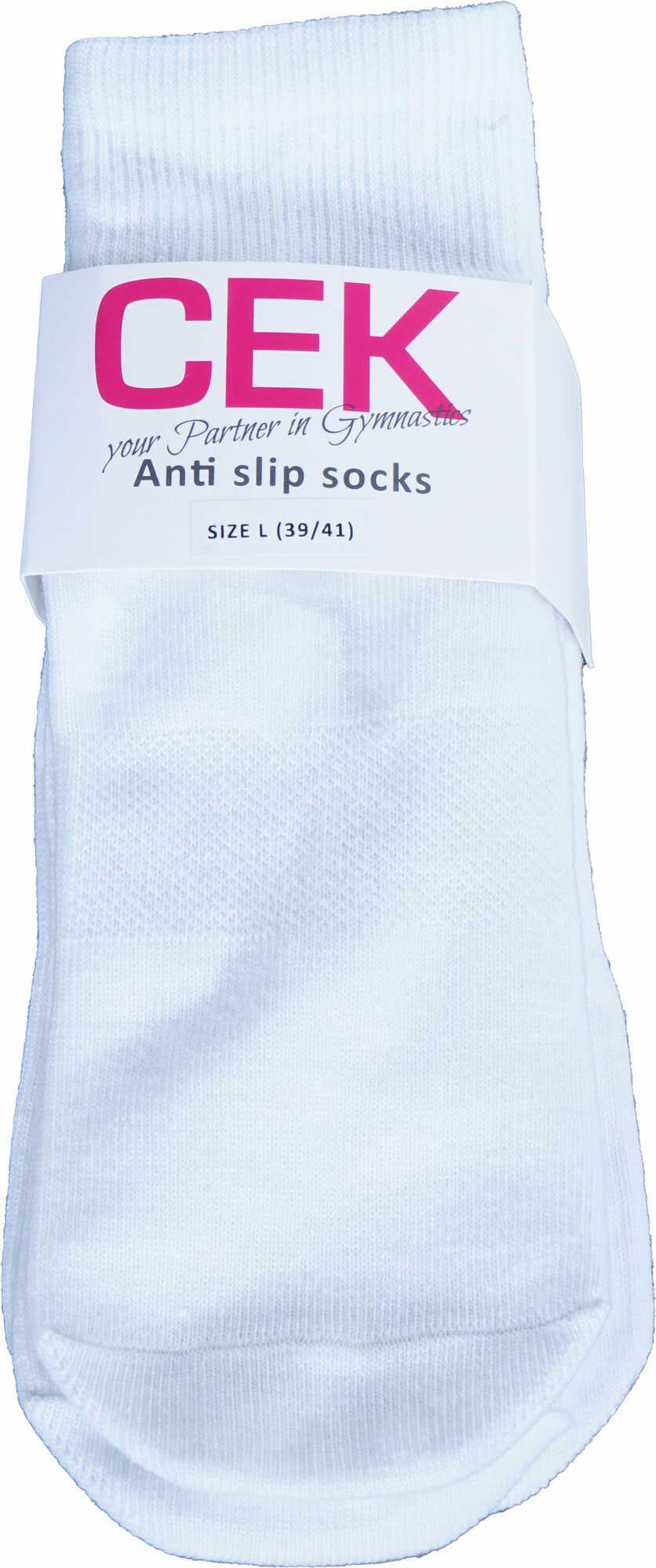 Non-slip socks 3 pairs white