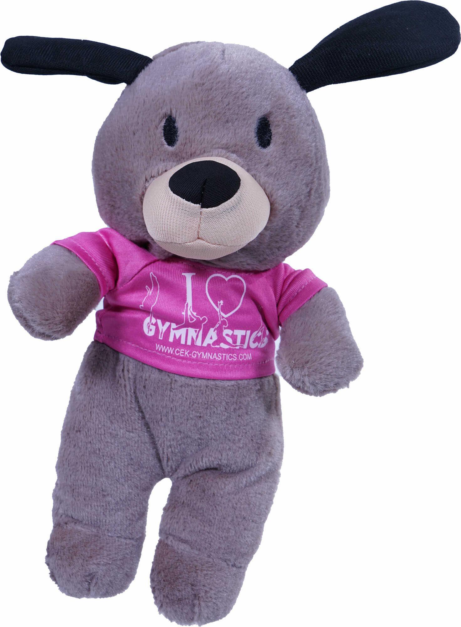 Dog cuddly toy with promo t-shirt