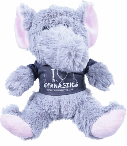 Cuddly elephant plush toy with promo t-shirt