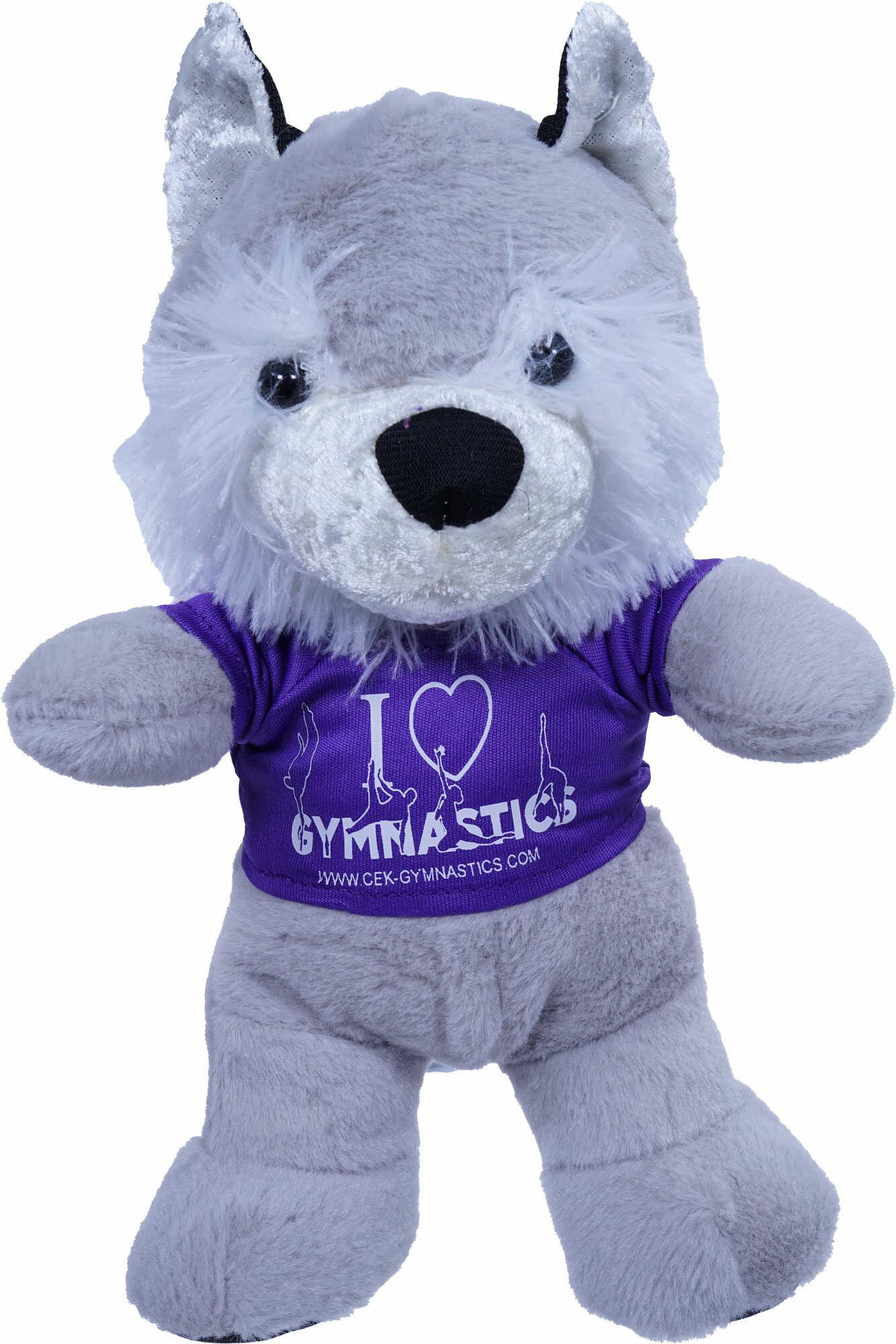 Wolf cuddly toy with promo t-shirt