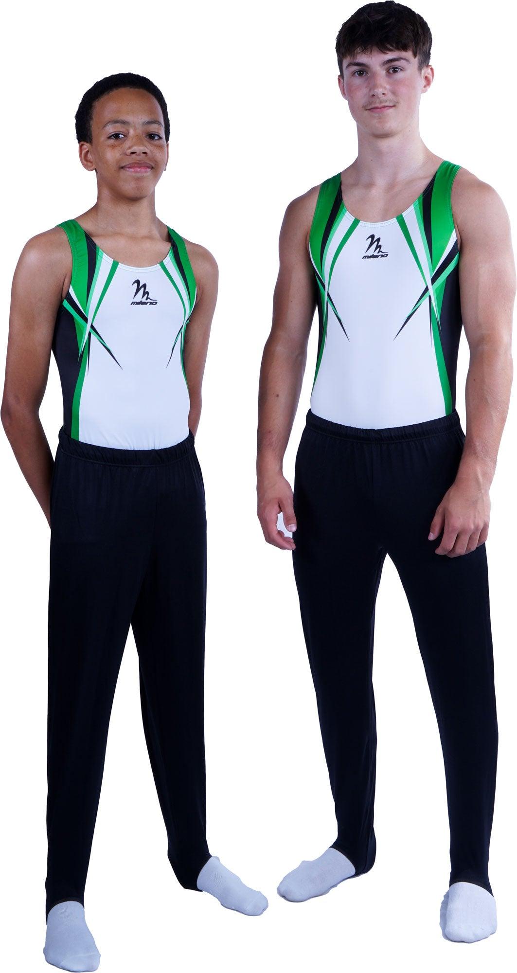 Leotard de gymnastique Milano Shard Vert