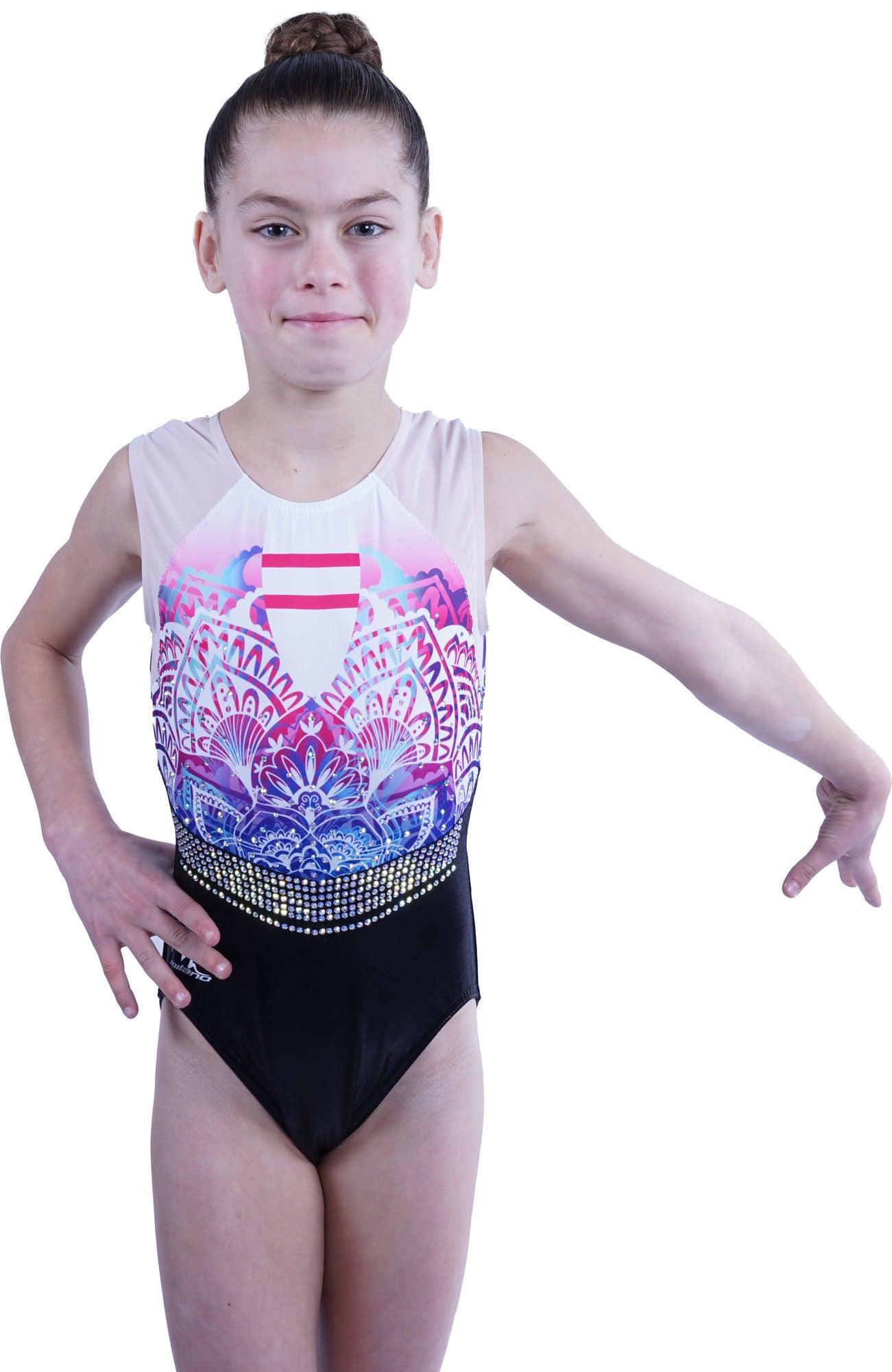 Milano sleeveless leotard Flair Multi Color