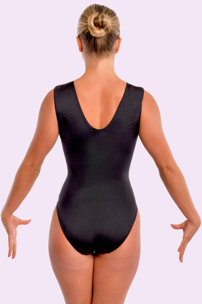 Milano sleeveless leotard Iris Black