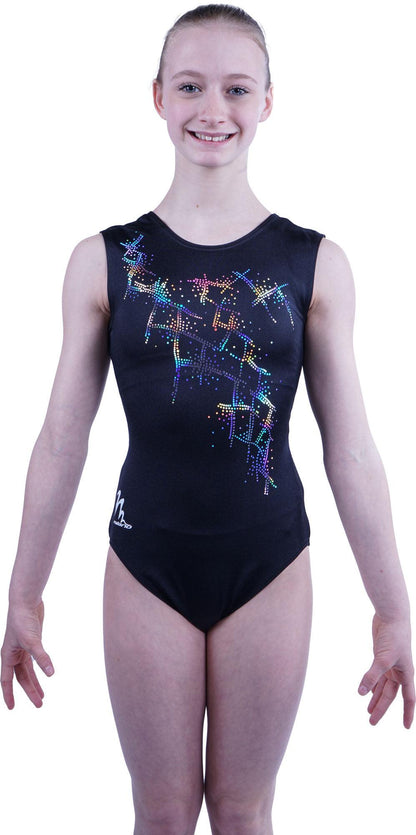 Milano sleeveless leotard Scorpion Black