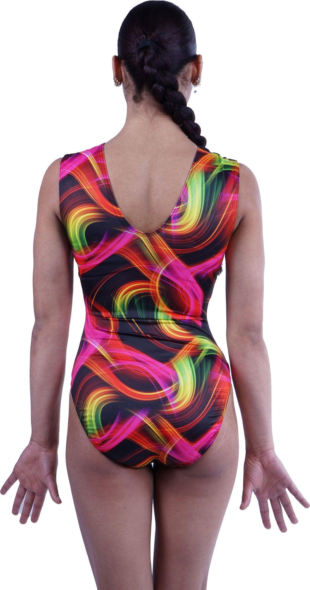 Milano sleeveless leotard Sheesha multicolor