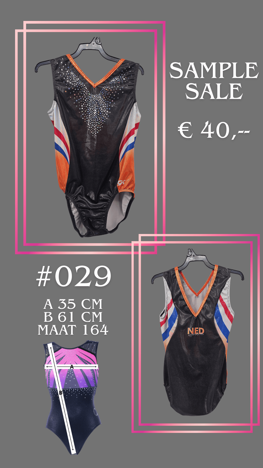 ÉCHANTILLON GK 029 taille 164