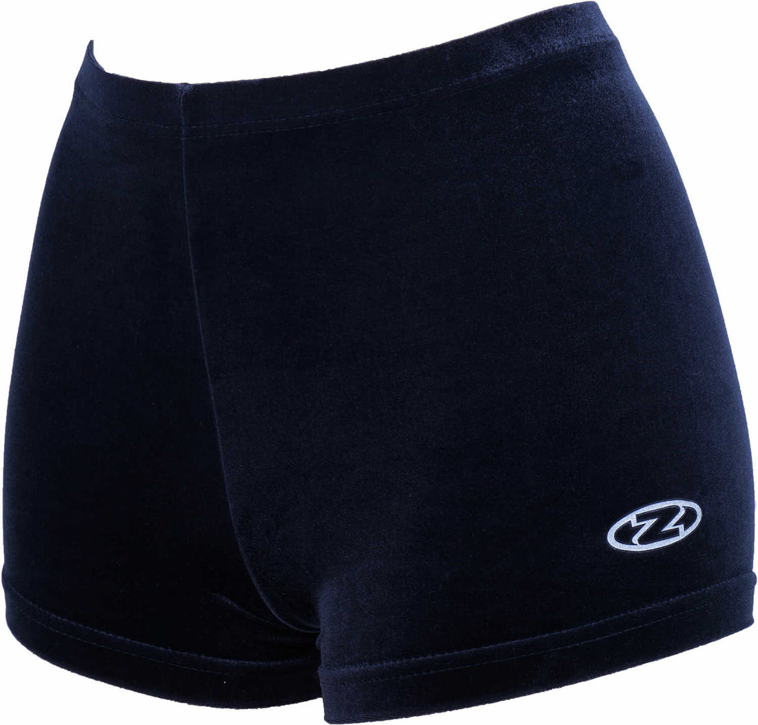 The Zone lange turnshort zwart velours