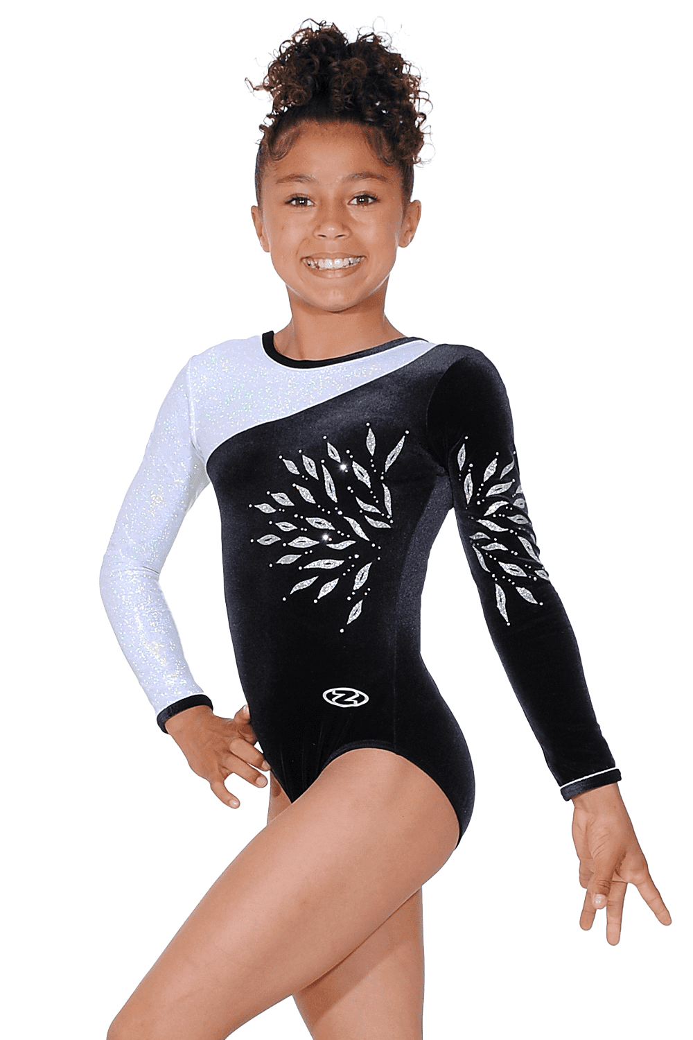 The Zone long sleeve leotard Eclipse Black