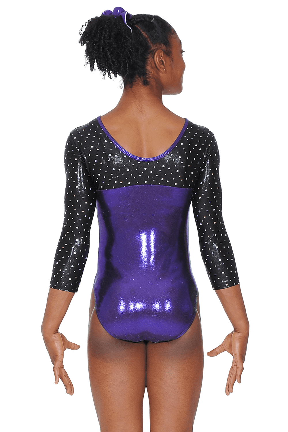 Maillot Belle Morado Plum de manga 3/4 de The Zone