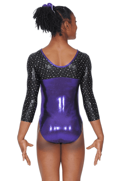 Maillot Belle Morado Plum de manga 3/4 de The Zone