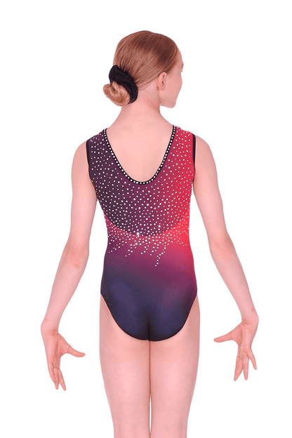 The Zone Leotard Diamond Red