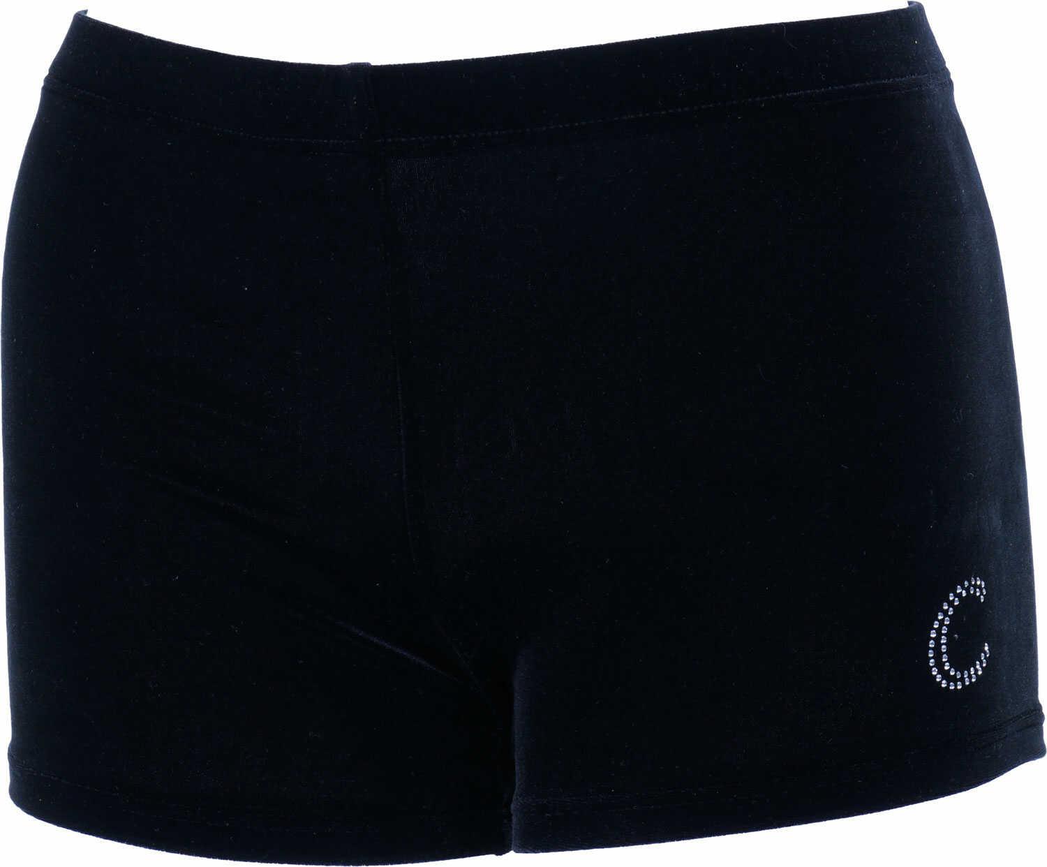 CEK Gymnastics shorts Black Velvet