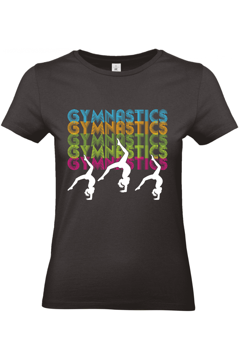 Black T-shirt Gymnastics Silhoutte – CEK Gymnastics